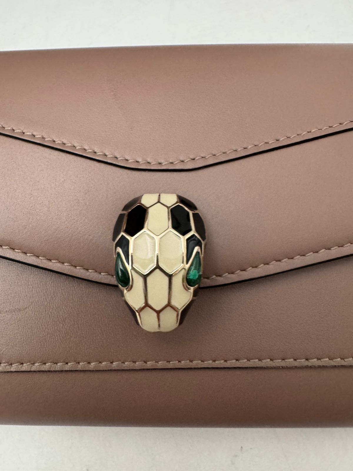 BVLGARI Serpenti Forever 32cm Bag – Gold Hardware – Matching Wallet Included
