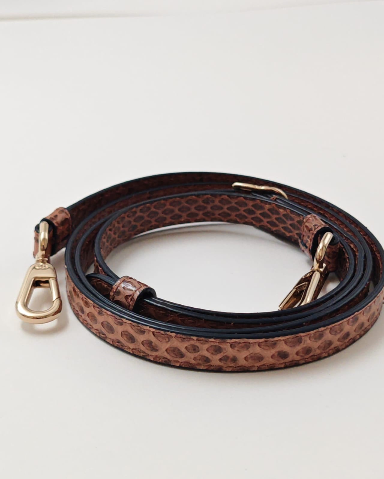 Christian Dior Exotic Python-Embossed Structured Bag in Emerald & Midnight Blue