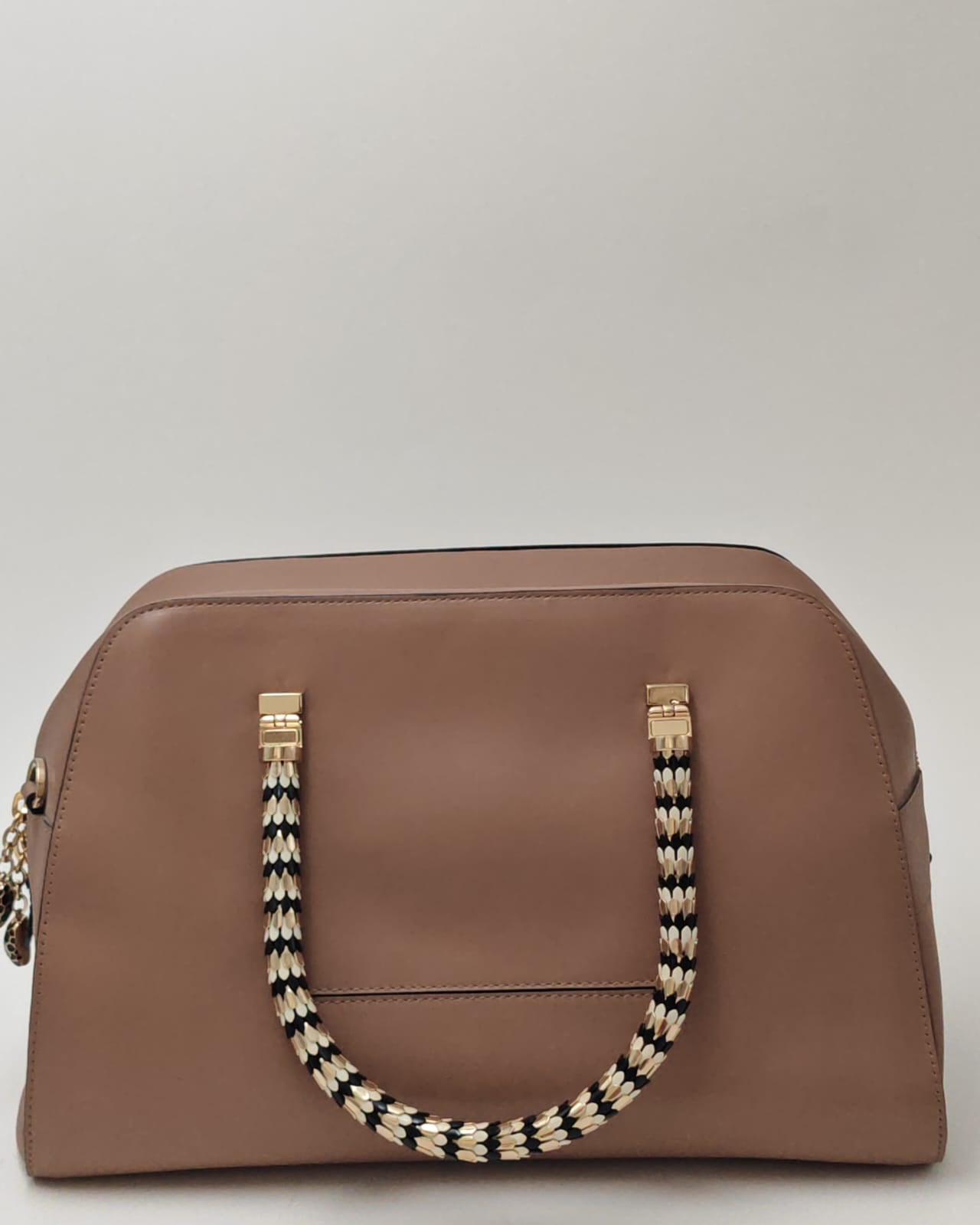 BVLGARI Serpenti Forever 32cm Bag – Gold Hardware – Matching Wallet Included