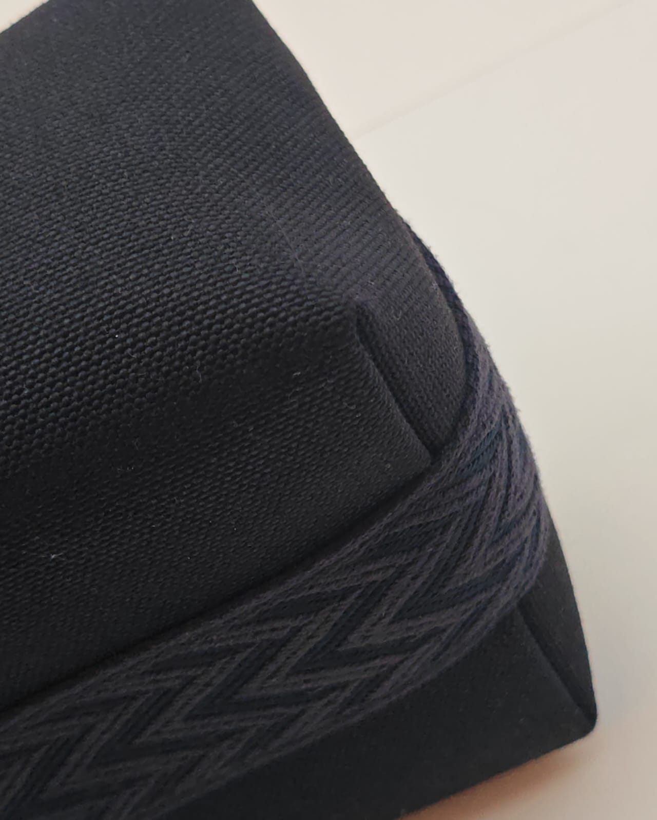 Hermès Canvas Toiletry Pouch / Mini Bag in Navy Blue