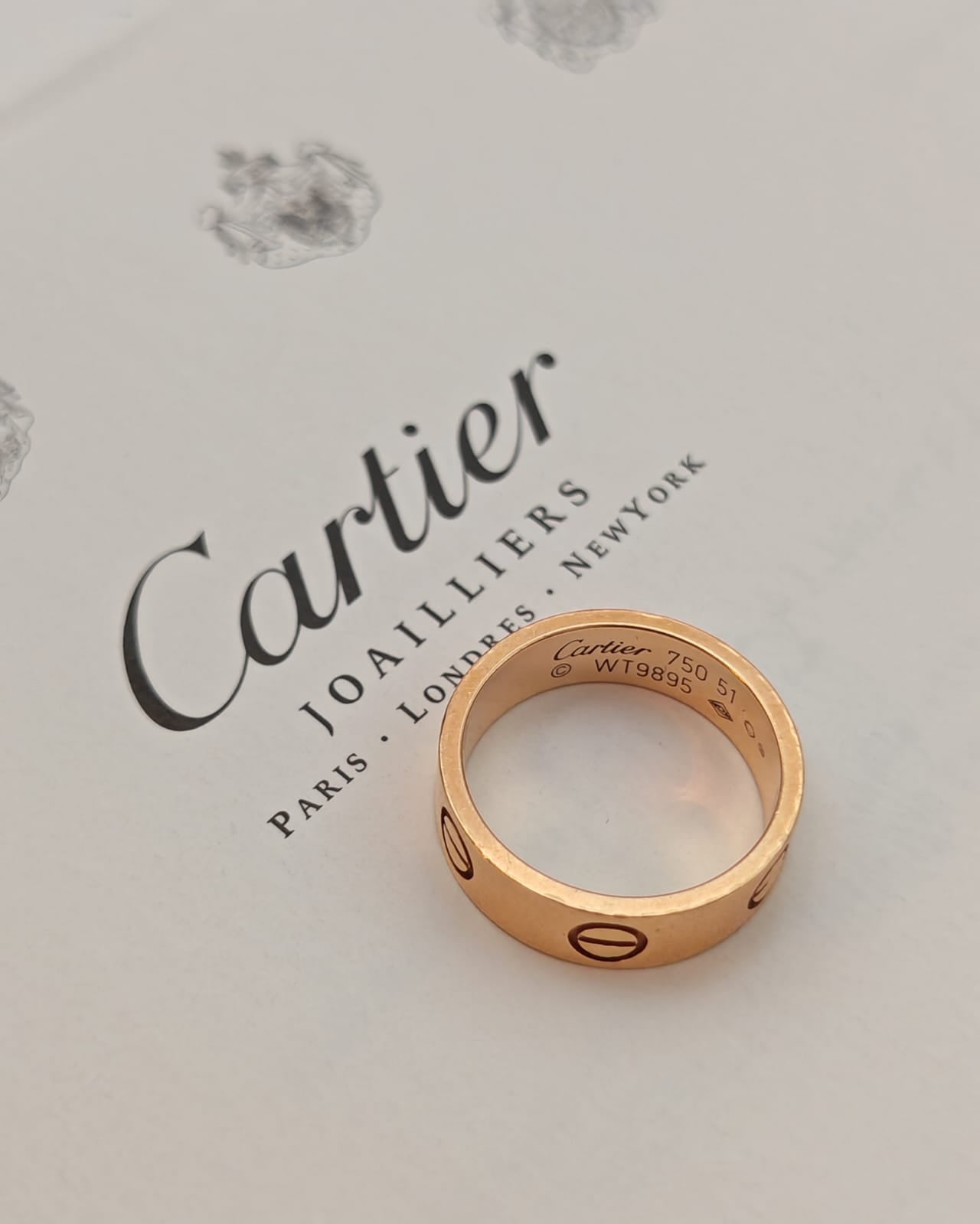 Cartier Love Ring in 18K Yellow Gold (Size 51)