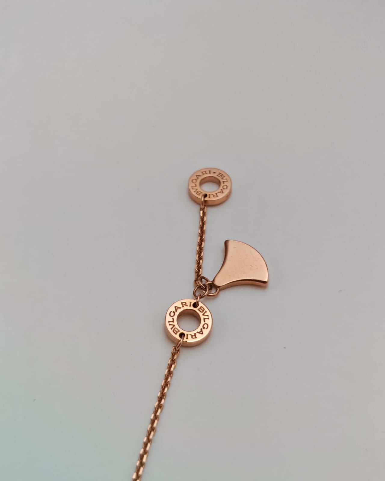 Bvlgari Divas’ Dream Necklace in 18K Rose Gold with Malachite and Diamonds