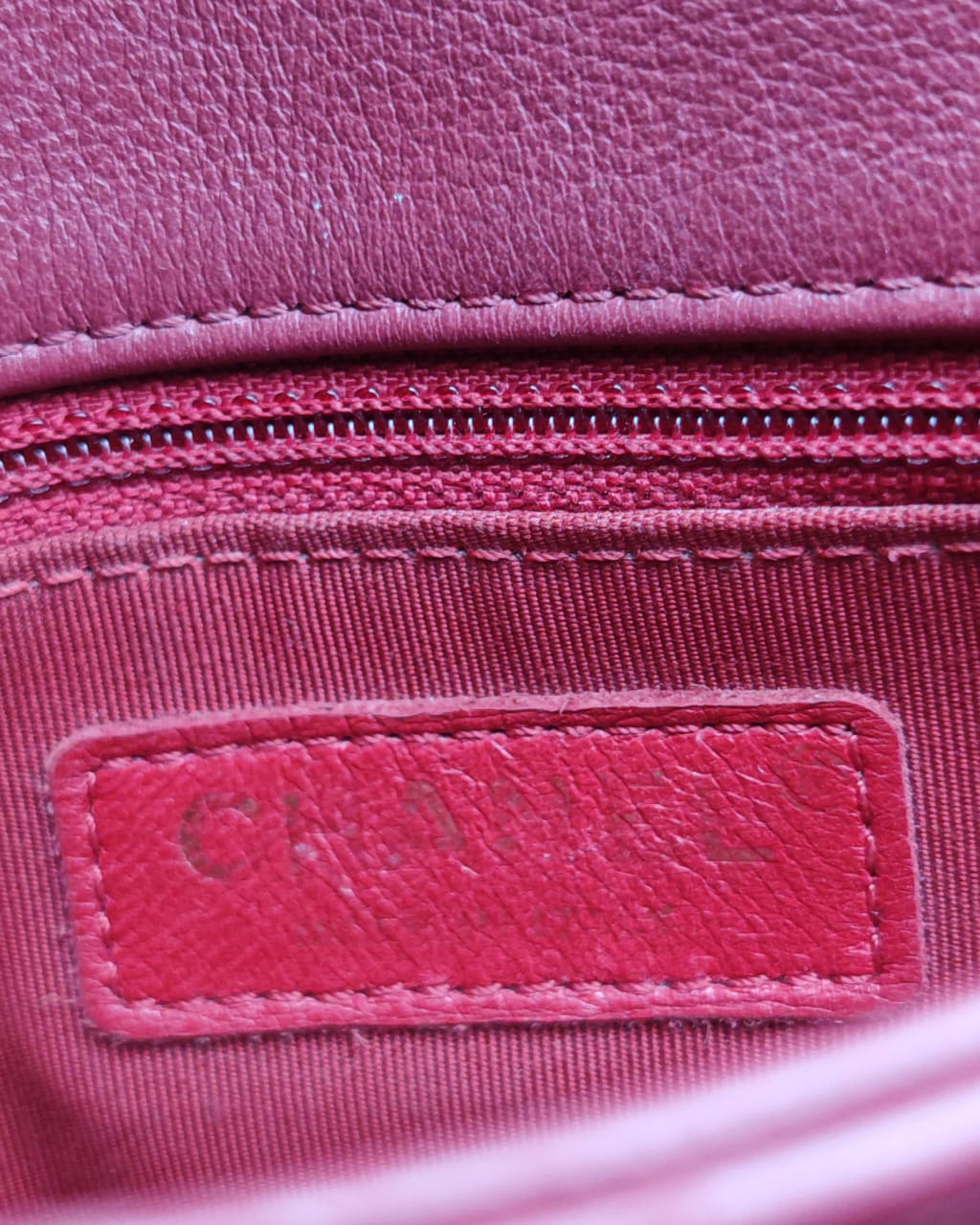 Chanel Top Handle Bag – Burgundy Chevron with Python Handle