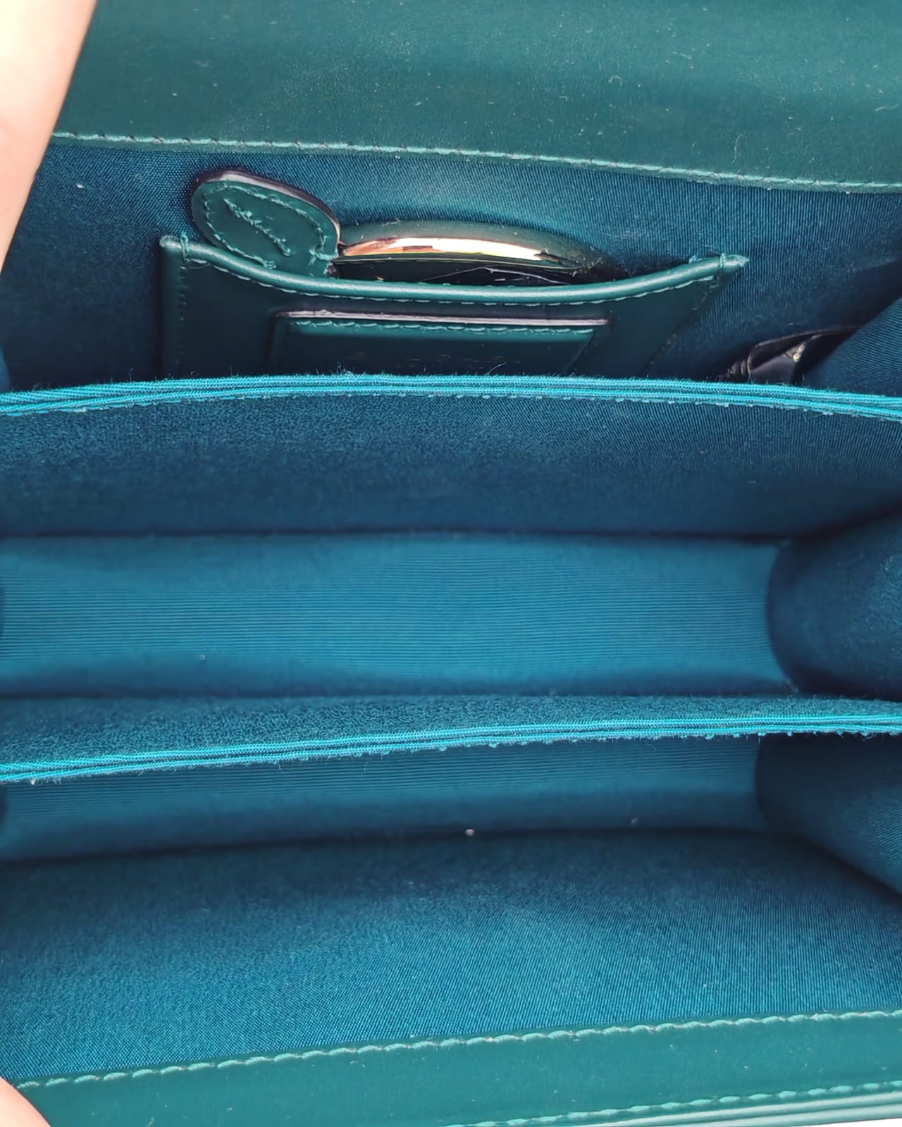 BVLGARI Serpenti Forever Small Top Handle Bag – Green Calf Leather