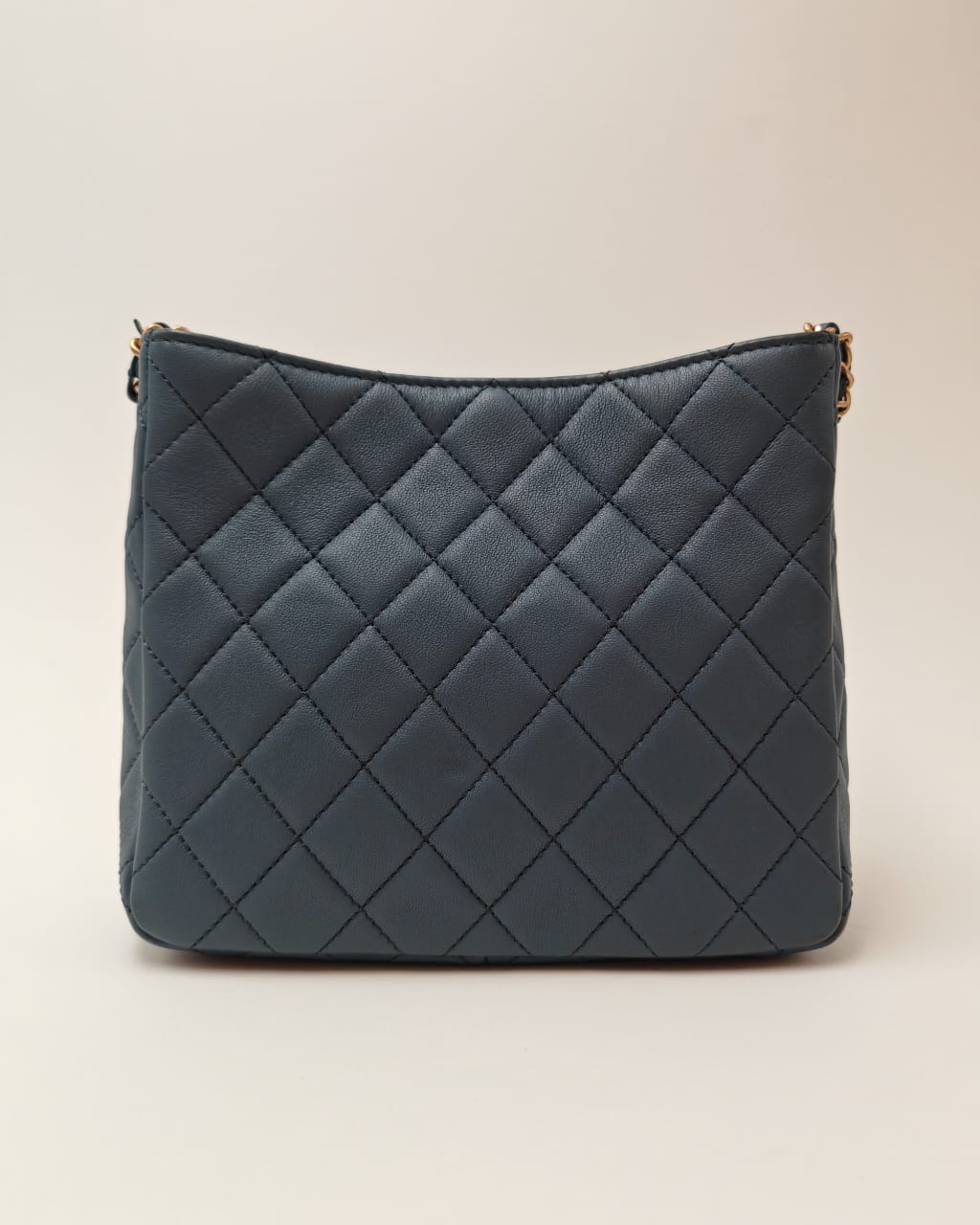 CHANEL Seasonal Small Flap Bag in Blue Lambskin with Gold Hardware
