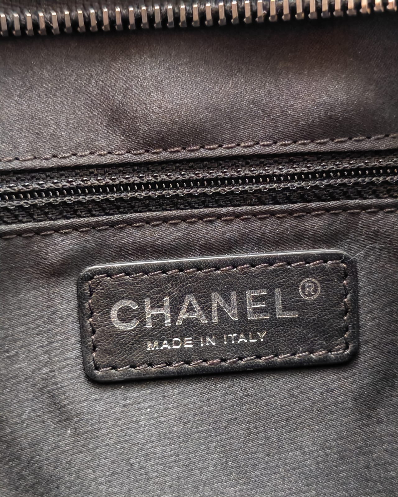 Chanel Classic Double Flap Bag – Black Calfskin with Aged Silver & Black-Tone Hardware