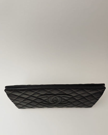 CHANEL Timeless Caviar Leather Clutch Bag – Black