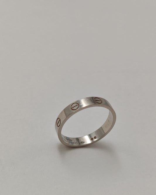 Cartier Love Ring in Platinum 950 – Size 57 – With Certificate and Box