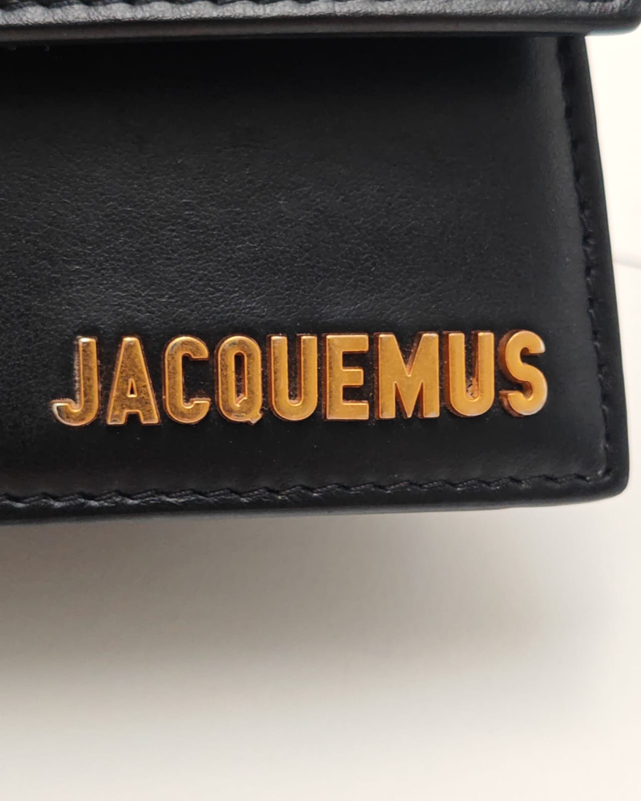 Jacquemus Le Chiquito Mini – Black Leather with Gold Logo