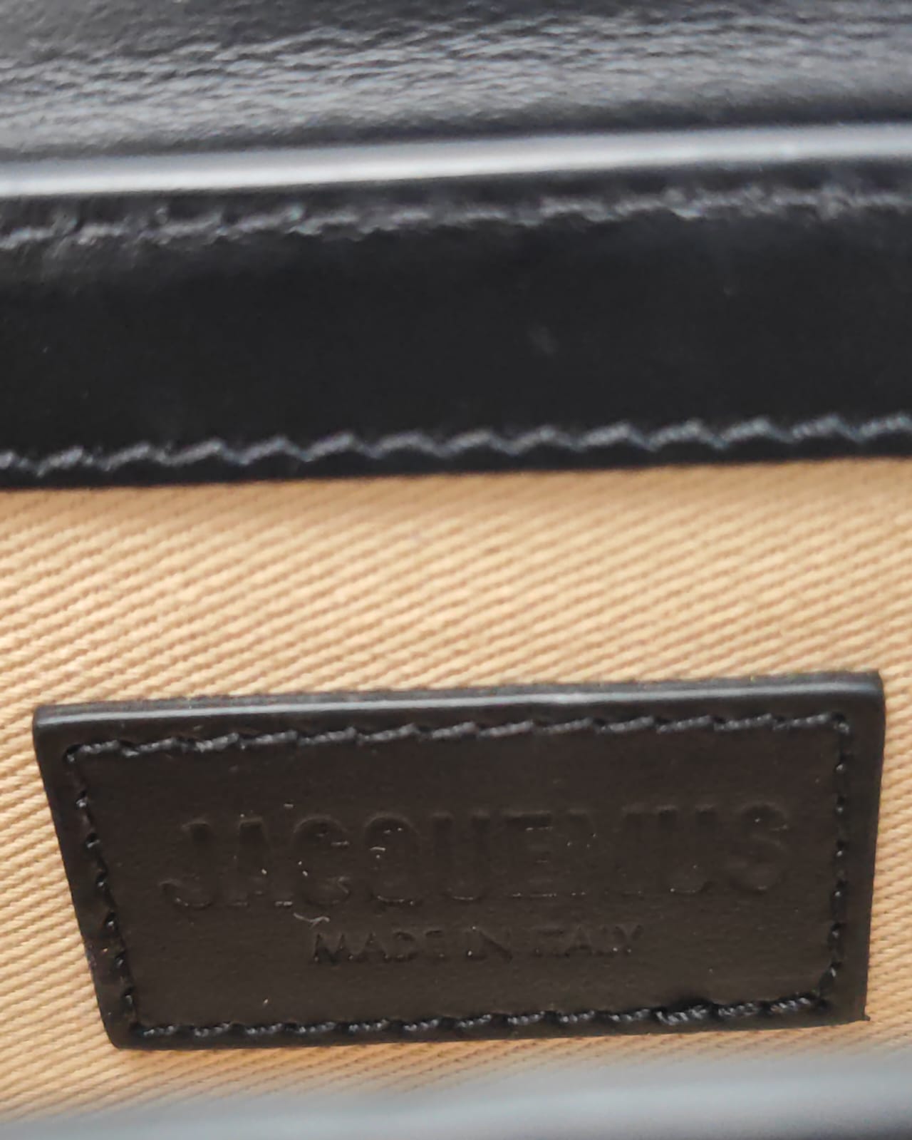 Jacquemus Le Chiquito Mini – Black Leather with Gold Logo