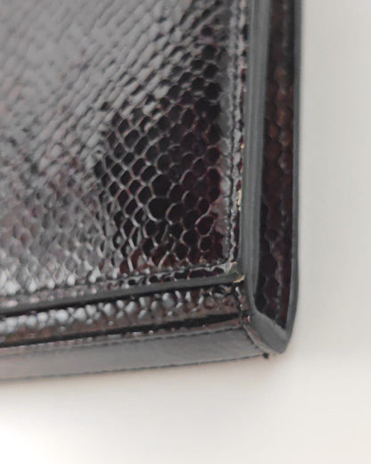 Saint Laurent Kate Python Leather Chain Bag – Brown with Gold Hardware