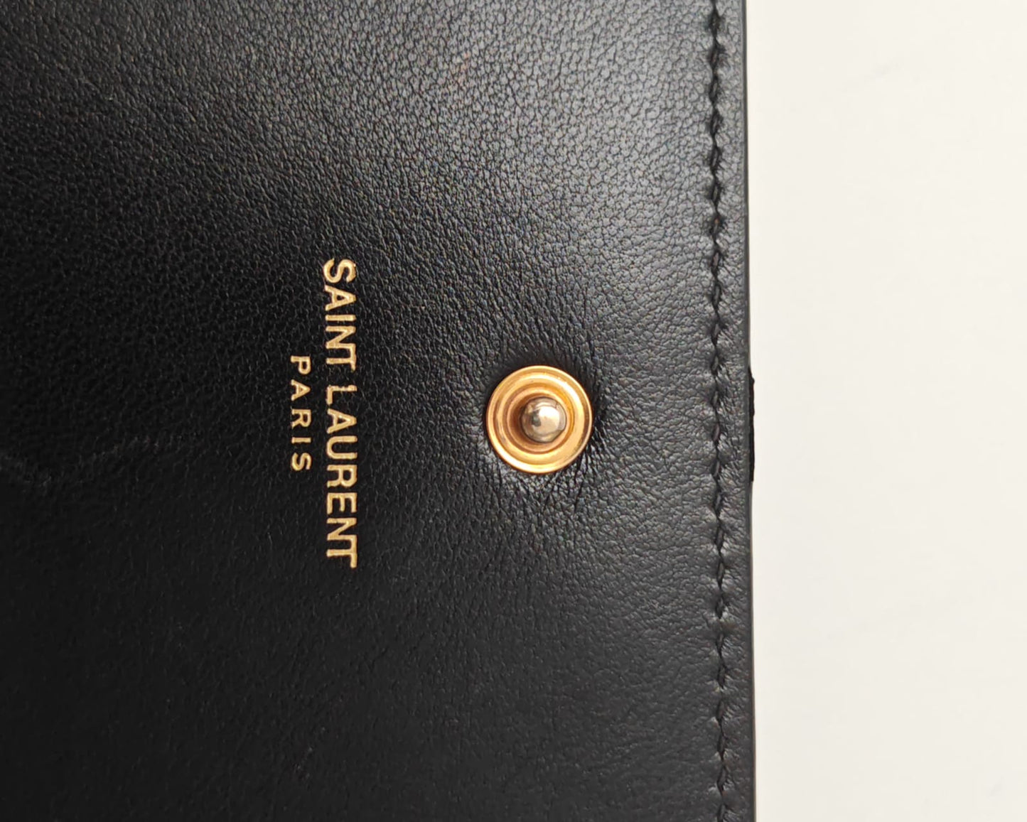 Saint Laurent Kate Python Leather Chain Bag – Brown with Gold Hardware