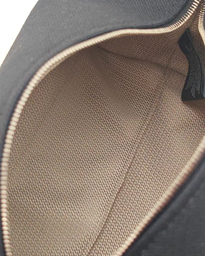 Hermès Canvas Toiletry Pouch / Mini Bag in Navy Blue