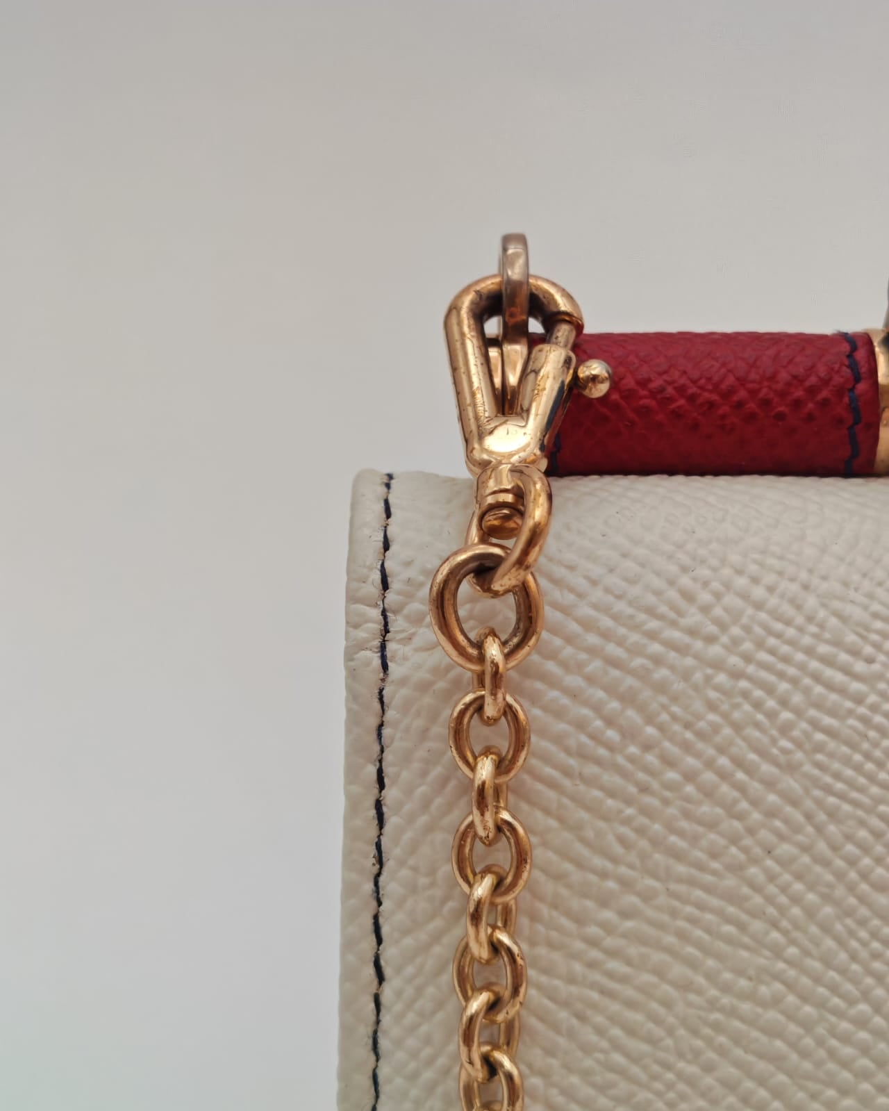 Dolce & Gabbana Mini Dauphine Leather Chain Bag