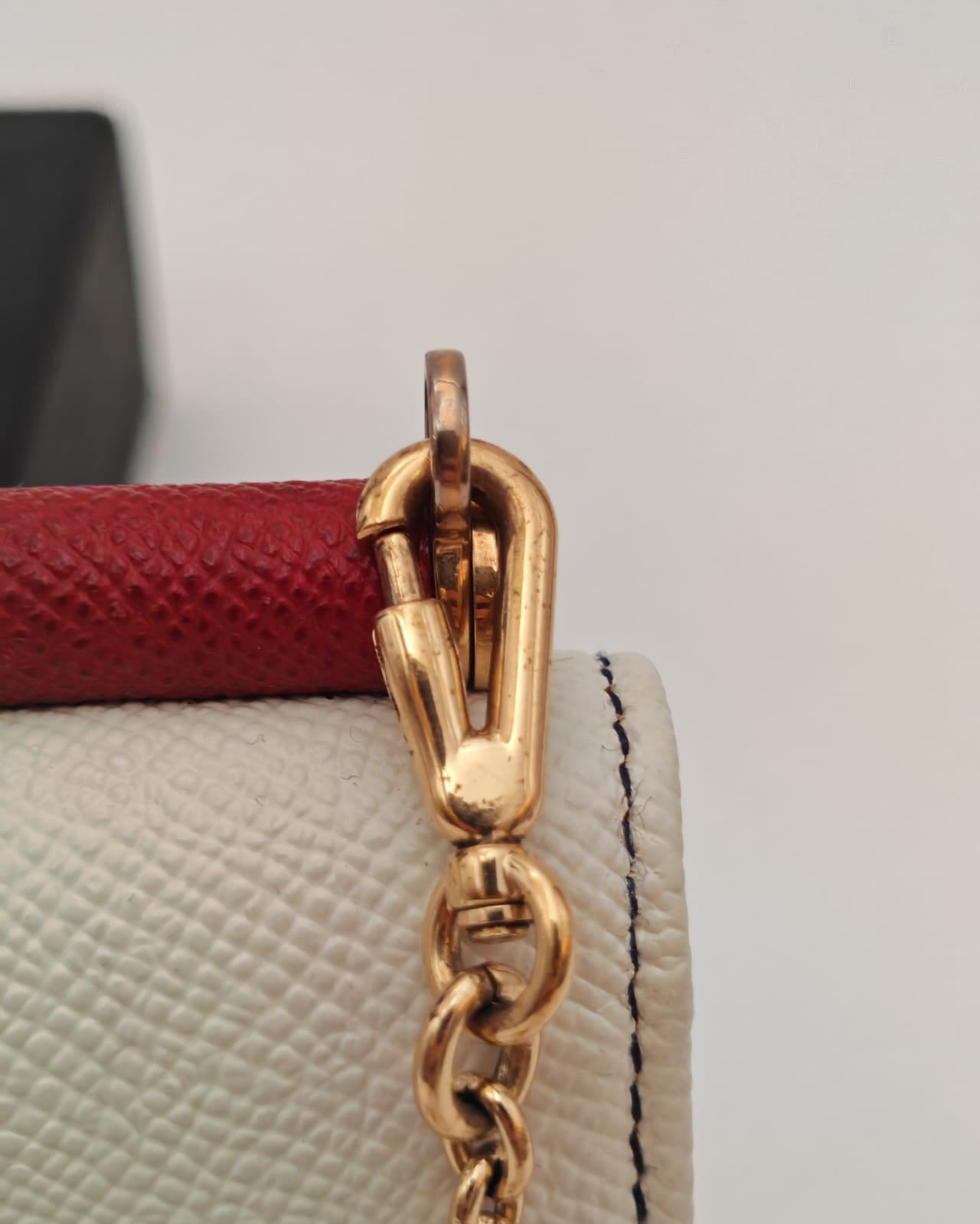 Dolce & Gabbana Mini Dauphine Leather Chain Bag