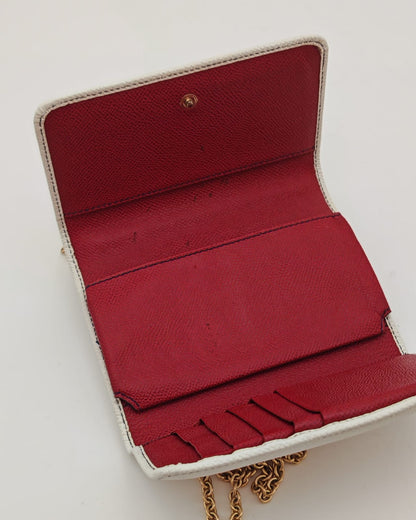 Dolce & Gabbana Mini Dauphine Leather Chain Bag