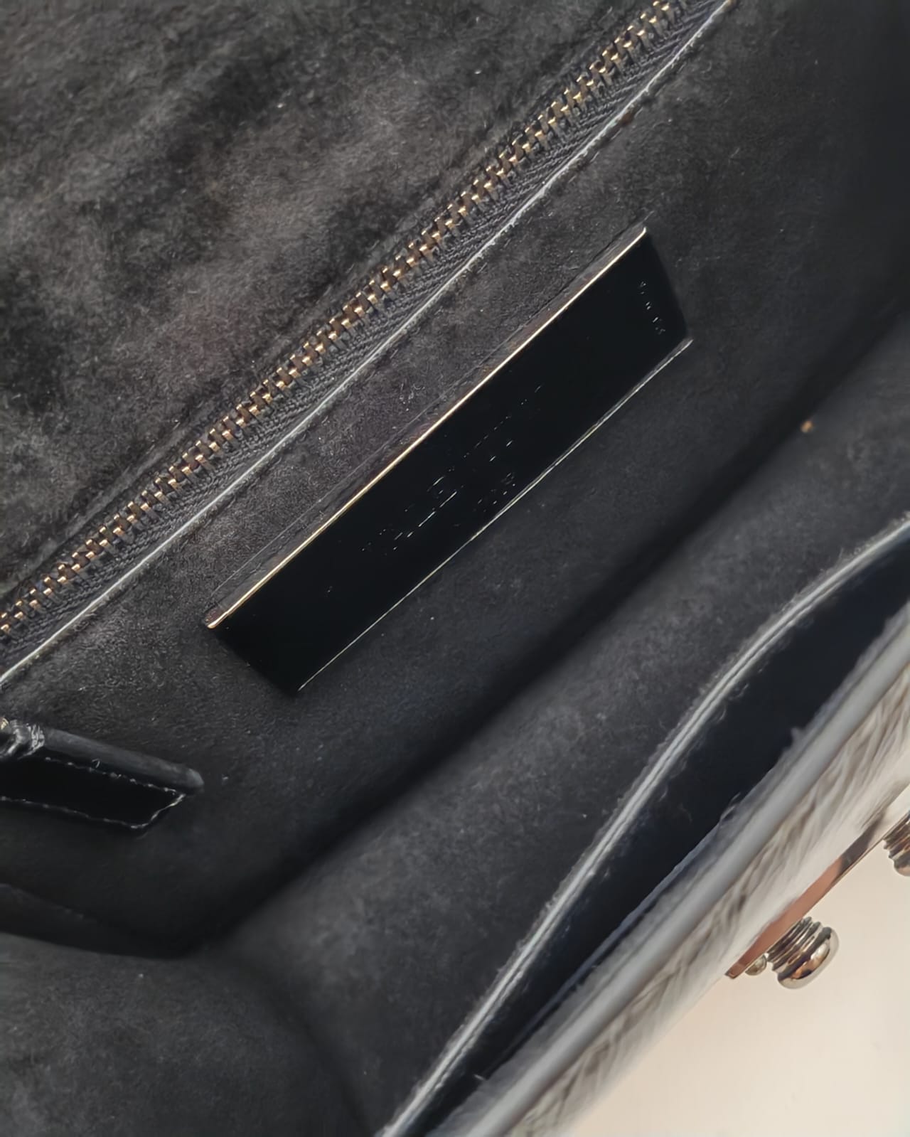 Valentino Garavani Rockstud Crossbody Bag in Black Crinkled Leather