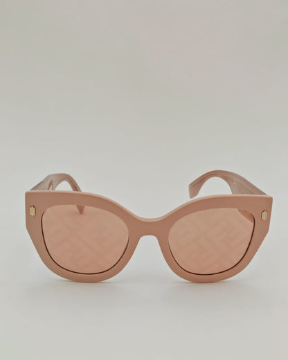 Fendi Roma Oversized Sunglasses – Blush Pink