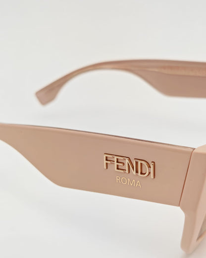 Fendi Roma Oversized Sunglasses – Blush Pink