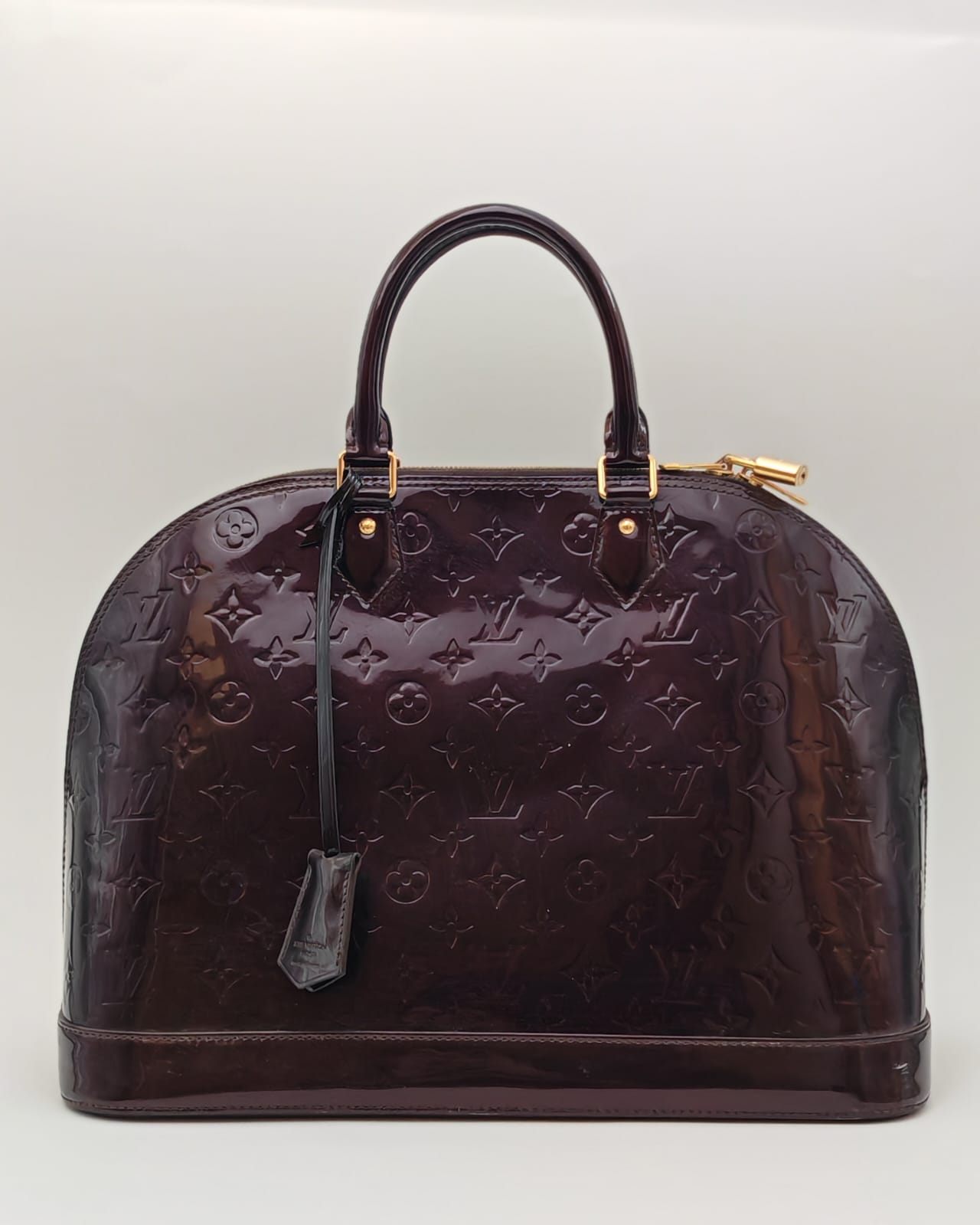 LOUIS VUITTON ALMA GM – MONOGRAM VERNIS AMARANTE