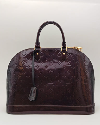 LOUIS VUITTON ALMA GM – MONOGRAM VERNIS AMARANTE