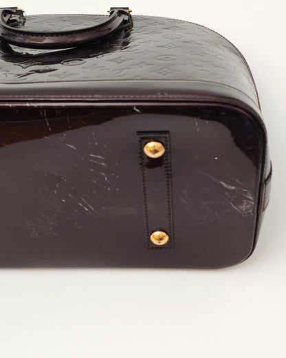 LOUIS VUITTON ALMA GM – MONOGRAM VERNIS AMARANTE