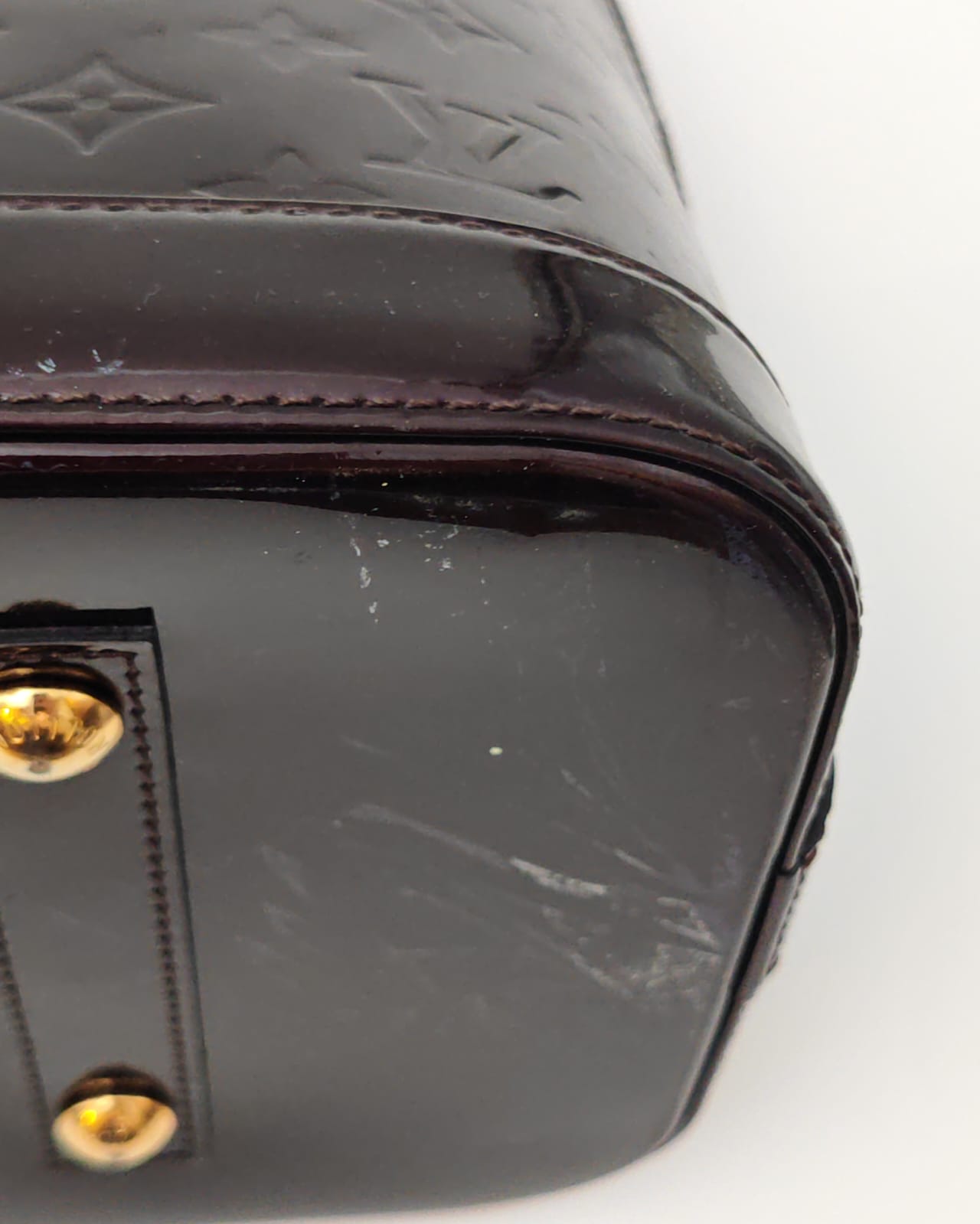 LOUIS VUITTON ALMA GM – MONOGRAM VERNIS AMARANTE