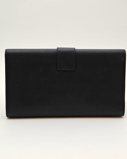 Saint Laurent Paris Classic Y Ligne Clutch Bag – Black Calfskin Leather
