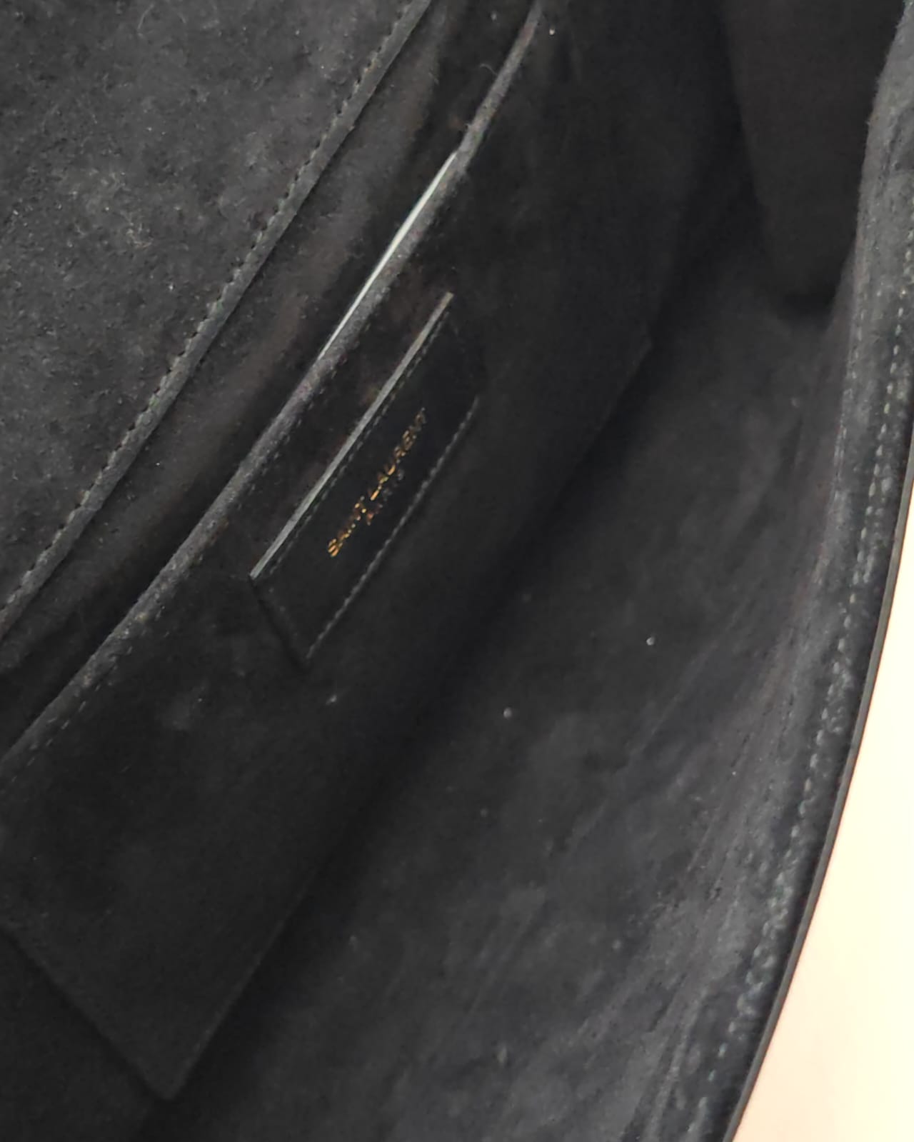 Saint Laurent Paris Classic Y Ligne Clutch Bag – Black Calfskin Leather