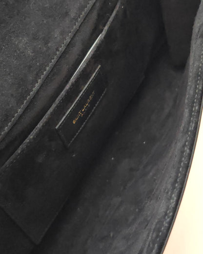 Saint Laurent Paris Classic Y Ligne Clutch Bag – Black Calfskin Leather