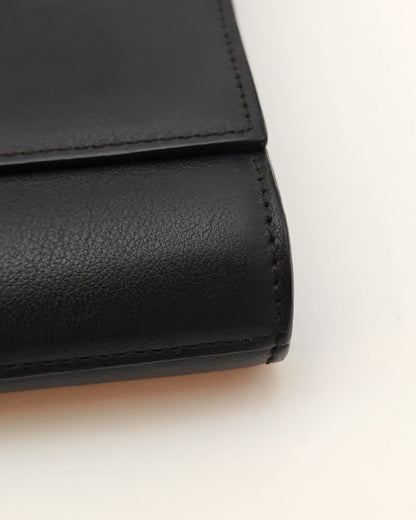 Saint Laurent Paris Classic Y Ligne Clutch Bag – Black Calfskin Leather