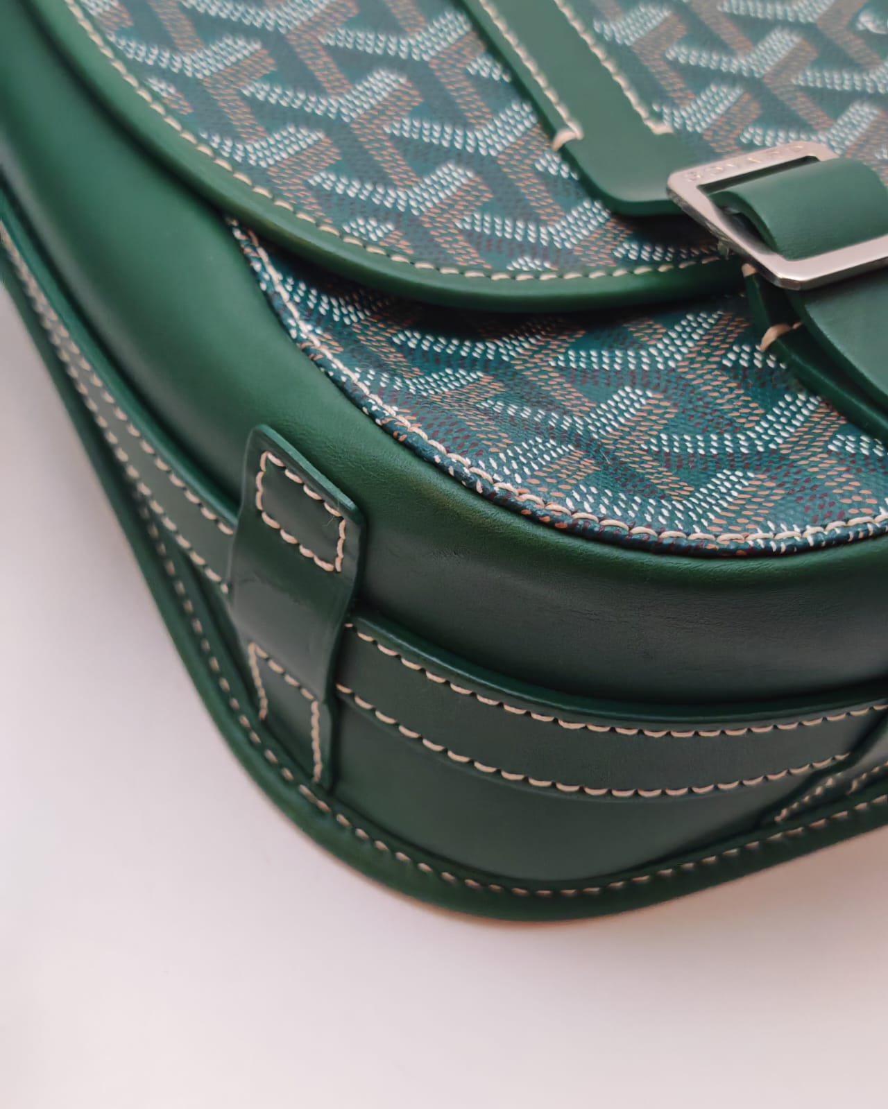 Goyard Goyardine Belvédère MM Messenger Bag – Green