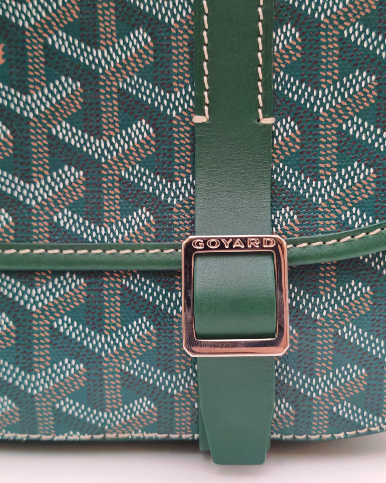 Goyard Goyardine Belvédère MM Messenger Bag – Green
