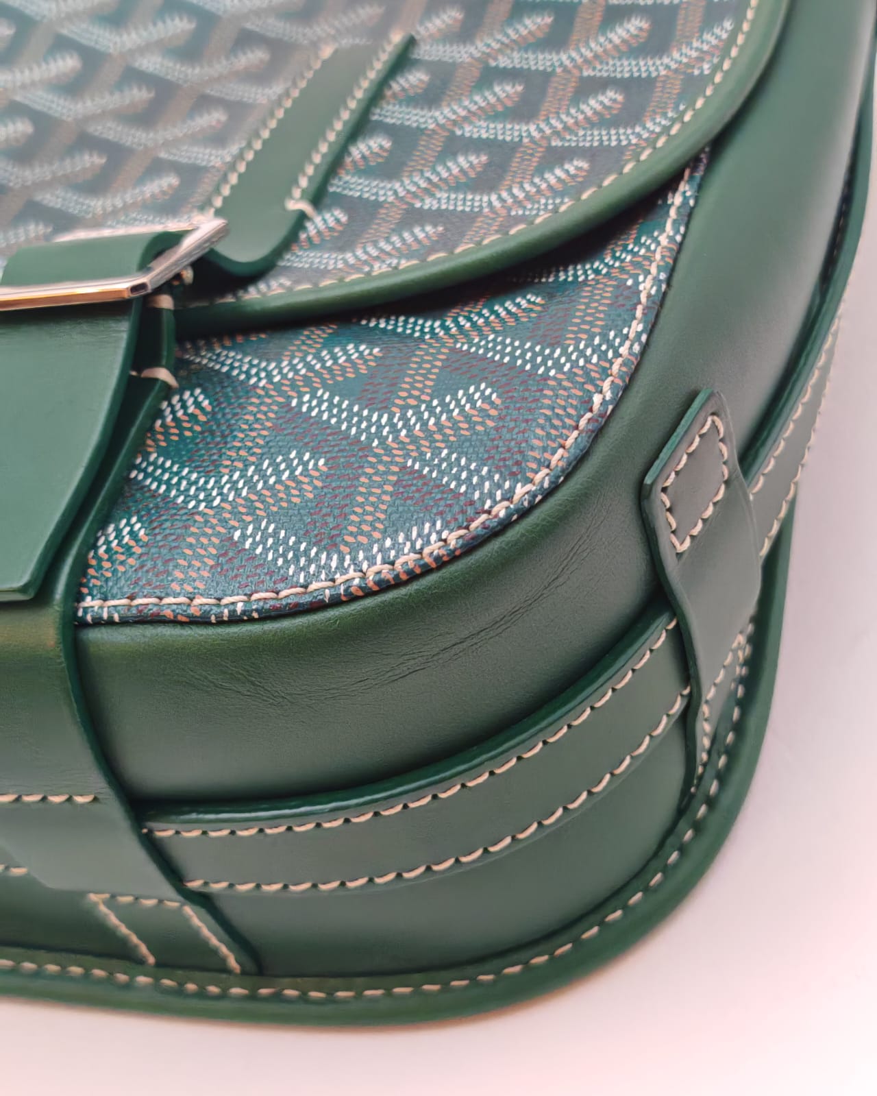 Goyard Goyardine Belvédère MM Messenger Bag – Green