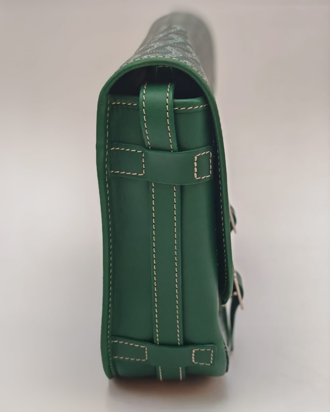 Goyard Goyardine Belvédère MM Messenger Bag – Green