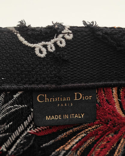 Christian Dior Book Tote – Medium in Multicolor Tropicalia Embroidery