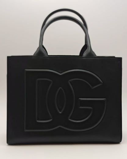 Dolce & Gabbana DG Daily Tote Bag – Black Leather