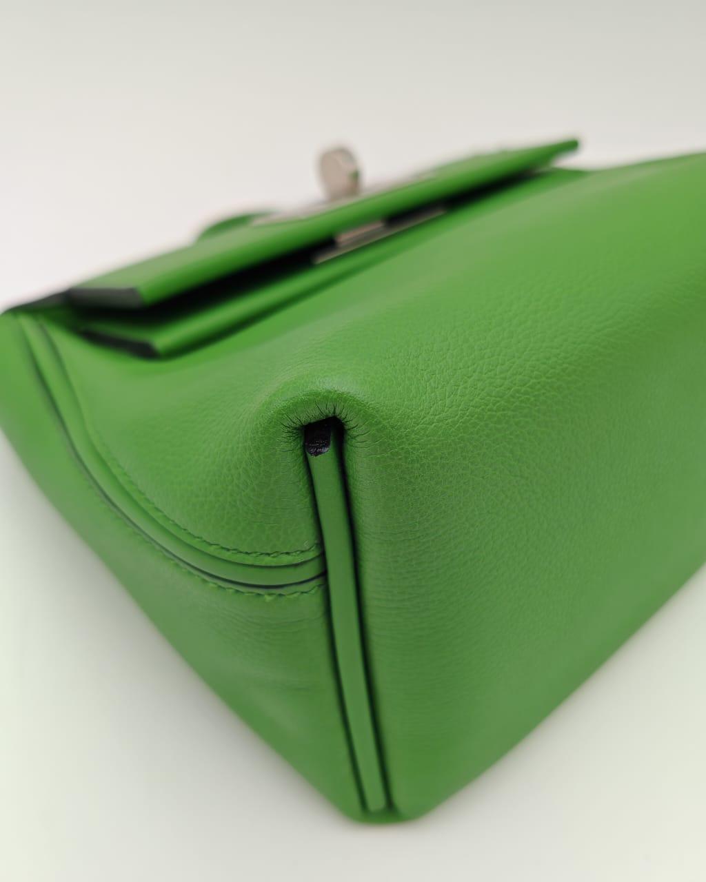 Hermès Kelly Depeche Mini Pochette – Vert Green Togo Leather with Palladium Hardware