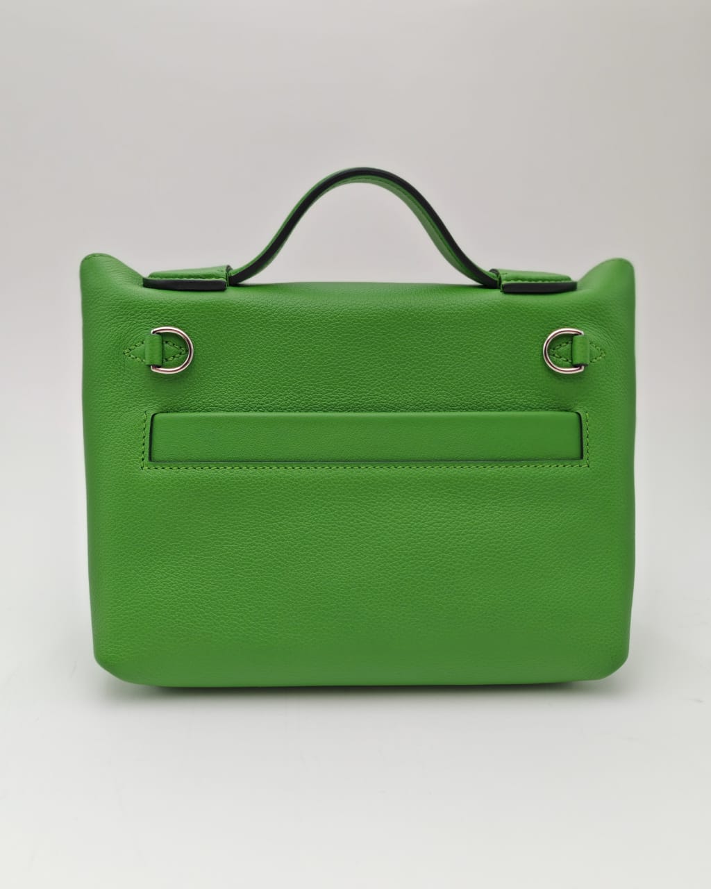 Hermès Kelly Depeche Mini Pochette – Vert Green Togo Leather with Palladium Hardware