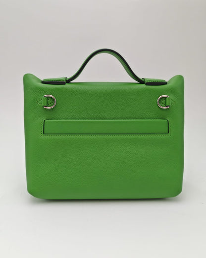 Hermès Kelly Depeche Mini Pochette – Vert Green Togo Leather with Palladium Hardware