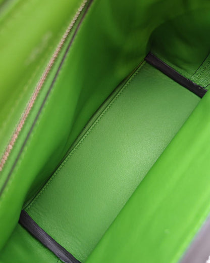 Hermès Kelly Depeche Mini Pochette – Vert Green Togo Leather with Palladium Hardware