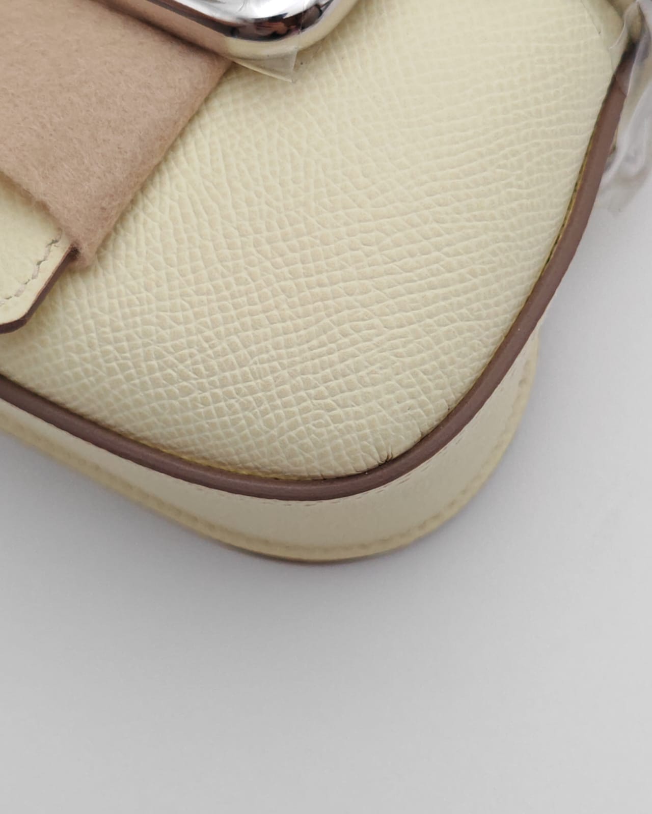 Hermès Della Cavalleria Mini II 18 Jaune Milton Epsom with Palladium Hardware – New