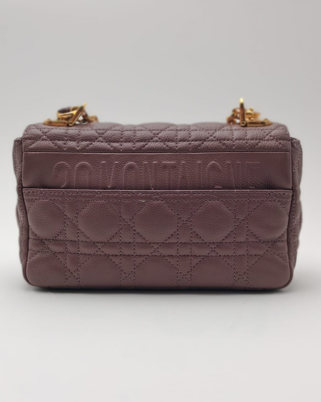 Christian Dior Caro Small Bag – Mauve Grained Calfskin