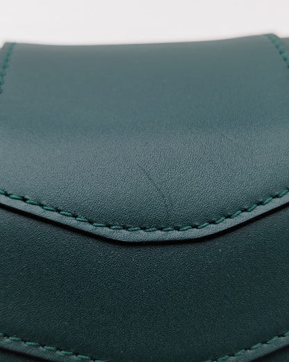 BVLGARI Serpenti Forever Small Top Handle Bag – Green Calf Leather