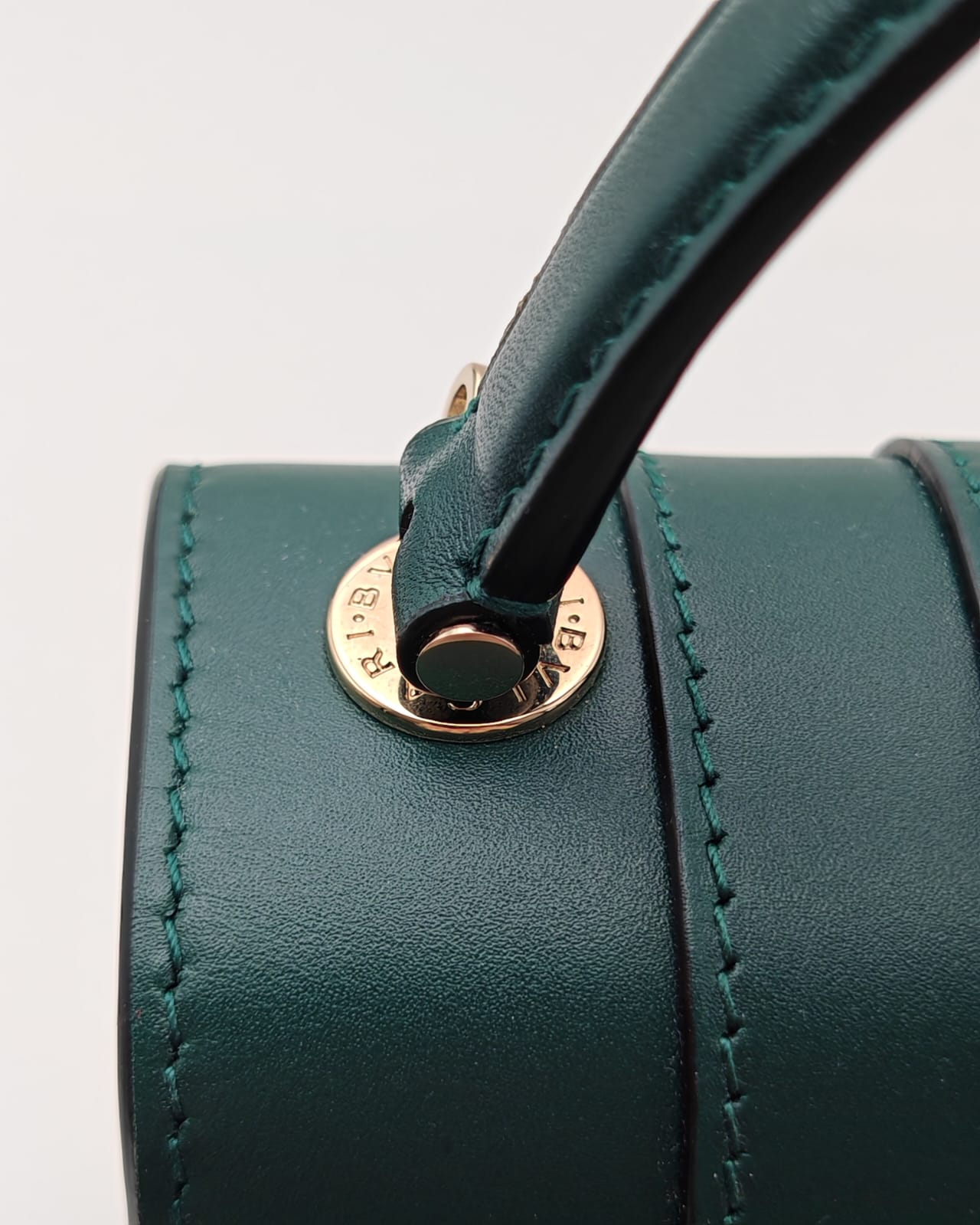 BVLGARI Serpenti Forever Small Top Handle Bag – Green Calf Leather