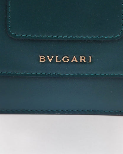 BVLGARI Serpenti Forever Small Top Handle Bag – Green Calf Leather