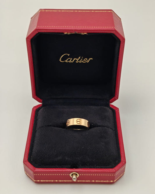 Cartier Love Ring – 18K Yellow Gold (Size 50)