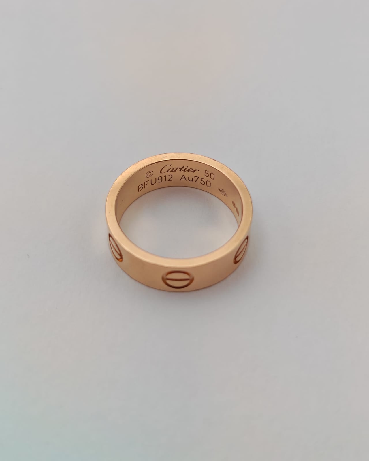 Cartier Love Ring – 18K Yellow Gold (Size 50)