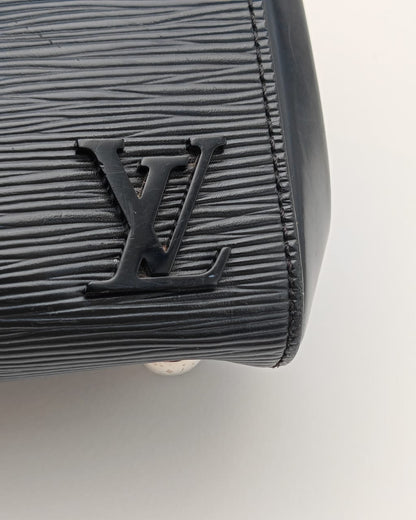 LOUIS VUITTON CLUNY BB BAG BLACK EPI LEATHER