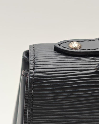 LOUIS VUITTON CLUNY BB BAG BLACK EPI LEATHER